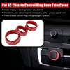 Dodge Challenger Charger 3 x Car AC Climate Control Ring Knob Trim Covers