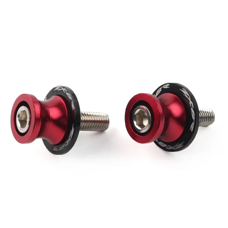 KAWASAKI ZX6R Red Swingarm Spools Slider Screws 10MM (1998-2011)