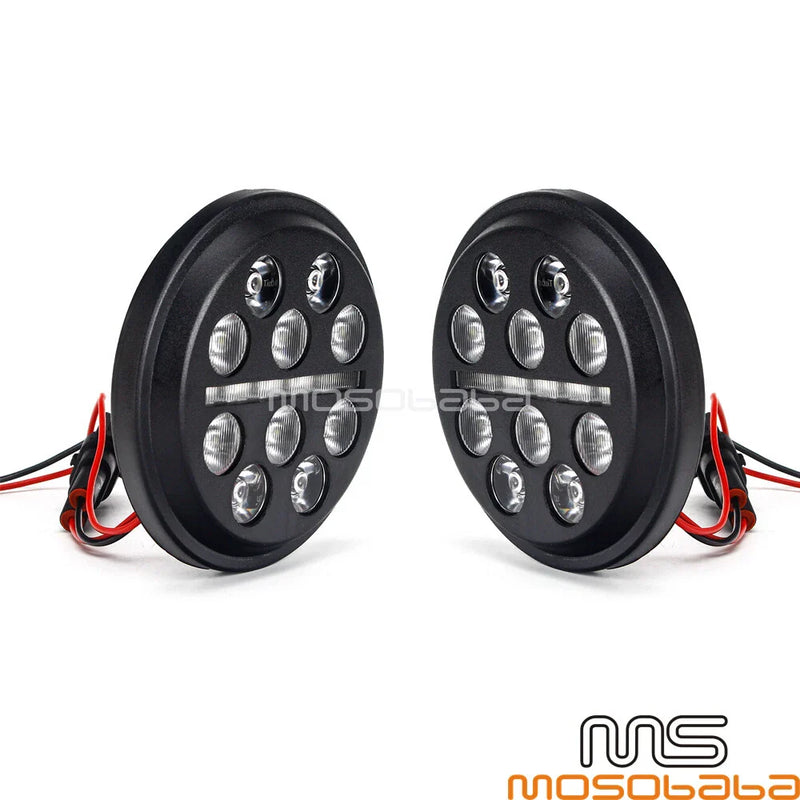 Harley Dyna Sportster Softail Touring Forty Eight 4.5" LED Fog Lights (2006-2023)