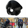 Harley Softail FXBB FXBBS FXLRS FXFBS Black Front Upper & Lower Fairing Kits (2018-2023)