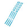 Universal Cars Luminous Blue Door Window Switch Sticker Decal