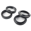 Front Fork Damper Shock Absorber 4 x Black Oil Seals Dust Seals (All Years)