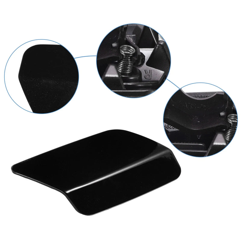 BMW 328i Headlight Washer Nozzle Cover Cap Black (2011-2013)