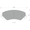 Toyota Corolla ZRE152 ZRE153 ZRE182 Front Disc Rotors & Bremtec Brake Pads (2007-2018)