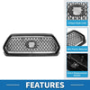 Toyota Tacoma (2019-2020) Chrome Silver Tone Front Hood Bumper Grille