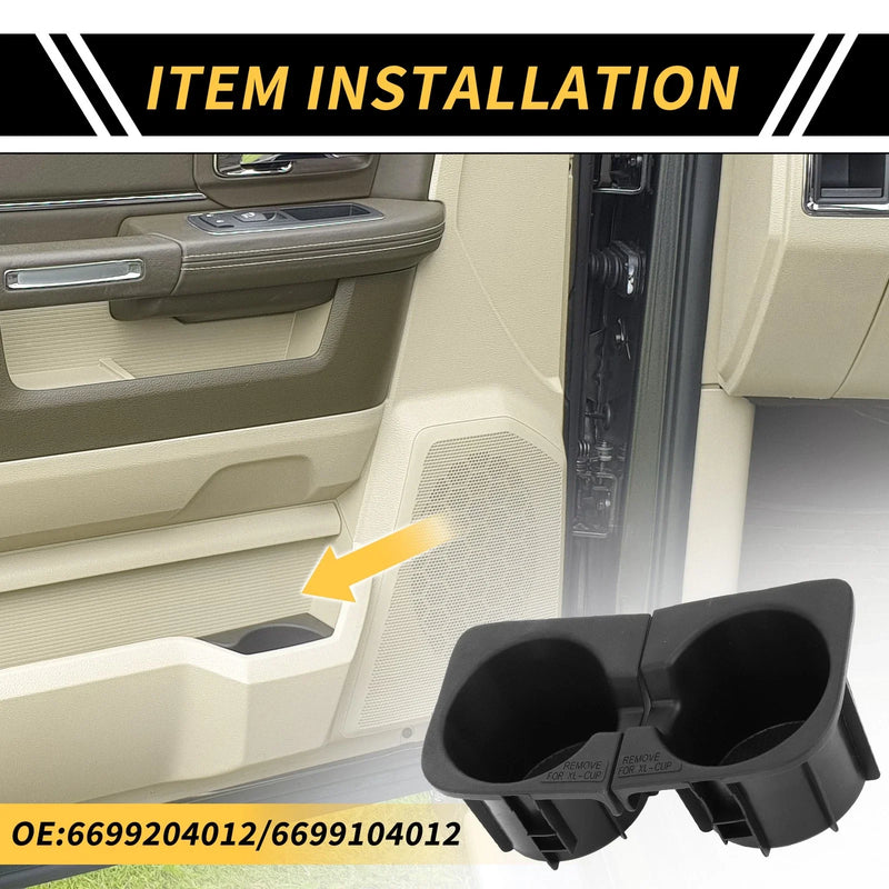 Toyota Tacoma Console Cup Holder Insert Set (2010-2015)