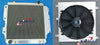 Jeep Wrangler YJ TJ LJ 4 Row Aluminum Radiator & Fan Shroud (1987-2006)