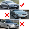 BMW 5 Series E60 E61 M5 Front Bumper Lip Splitter Spoiler (2005-2010)