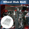 CADILLAC DEVILLE Front Wheel Hub Bolt 4Pcs Silver Tone (2000 - 2005)