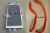 Suzuki LT250R Aluminum Radiator & Blue Hose (1985-1992)