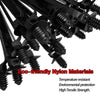160Pcs Universal Car Wire Harness Fastener Cable Clips Ties