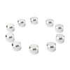 Harley Electra Glide, Road King 9mm-12mm Engine Screw Bolt Cover Caps Chrome