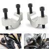 Yamaha Tenere 700 Silver Handlebar Risers Clamp Adapter (2019-2023)