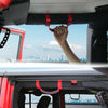 Jeep Wrangler CJ YJ TJ JK JL Red Roll Bar Coat Hook (1955-2021)