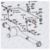 Landcruiser UZJ100 HDJ100 Rear Stabiliser Sway Bar Link Rubber Bush Kit (1998-2007)