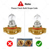 Car PSX24W 12V 24W Fog Light Clear Bulbs (Various Years)
