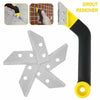 Tile Cleaning Saw Grout Remover Angled With Blades