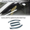 Ford Escape Side Window Vent Visors Black 2020-2024 Window Deflectors