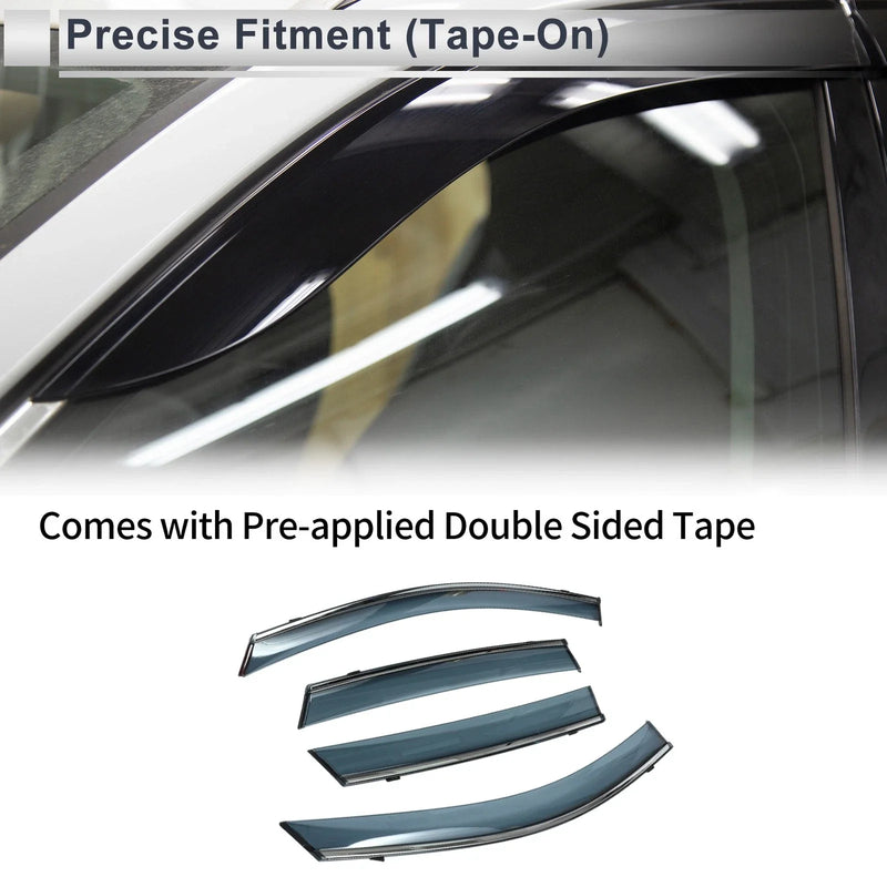 Ford Escape Side Window Vent Visors Black 2020-2024 Window Deflectors
