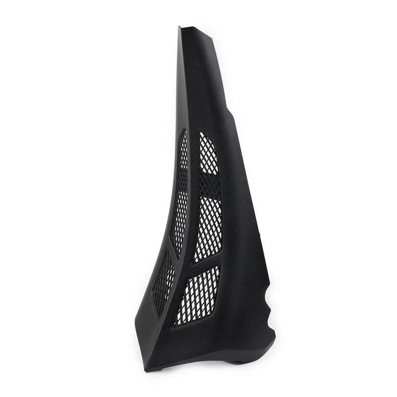 Harley Street Road Glide Matte Black Stretched Tall Chin Spoiler Scoop (14-22)