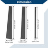 Ford Expedition 6 Pcs Door Pillar Window Trim Carbon Fiber (2003-2023)
