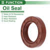 Oil Seal 5 x 26x40x8mm Rotary Shaft Seal FKM Brown