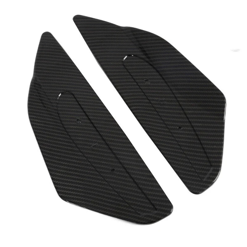 Corvette C8 2 x Carbon Black Rear High Wing Spoiler Side Winglets (2020-2024)
