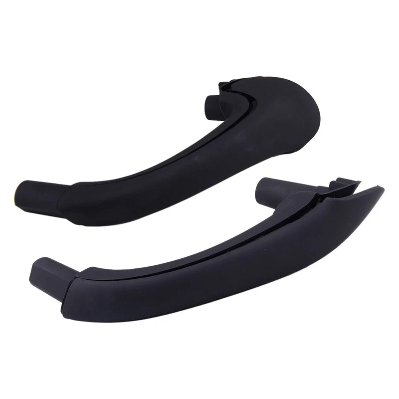 Mercedes C Class W203 Front Pair Grip Door Pull Handles Black (03-07)