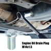 Dodge Silver Tone Engine Oil Drain Plug Screw M14x1.5 with Seal Ring