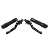 Suzuki GSXR600 / 750 Black Extendable Brake Clutch Levers Grip Set (2006-2023)