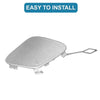 Mercedes-Benz E250 (2014-2015) Silver Tone Front Bumper Tow Hook Cover