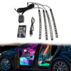 RGB Remote Control LED Floor Atmosphere Light Decorative Foot Lamp