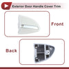 Toyota Corolla Pearl White Exterior Door Handle Cover Trim (2014-2018)