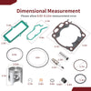 Yamaha YZ250X Top End Rubuild Kit STD 66.4mm Piston & Gasket (2005–2024)