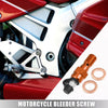 Motorcycle Master Cylinder Bleeder Screw Bolt Dust Cap M10x1.25