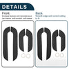 Lexus NX300 (2015) - Black Set Car Door Anti Kick Pad Sticker Protector