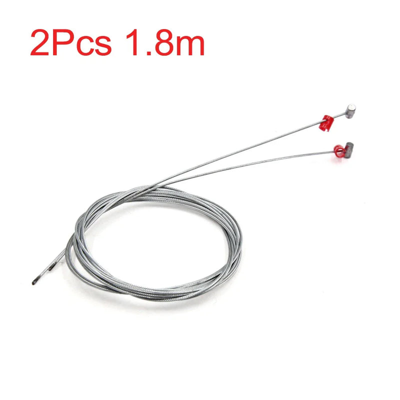 Motorcycle Scooter 2 x Metal Clutch Line Cable Wire