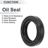 Oil Seal 28x42x8mm Nitrile Rubber Rotary Shaft Seal Black 5 Pcs