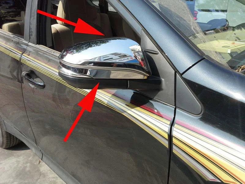 Toyota RAV4 2013-2018 Rearview Decoration Set Side Mirror Cover Trim