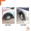Nissan Navara D40 Widebody King Cab Black Fender Flare Arch (2005-2015)