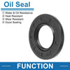 Make Model Oil Seal 5 Pcs Seal Ring Rotary Shaft Nitrile Rubber 25x47x5mm