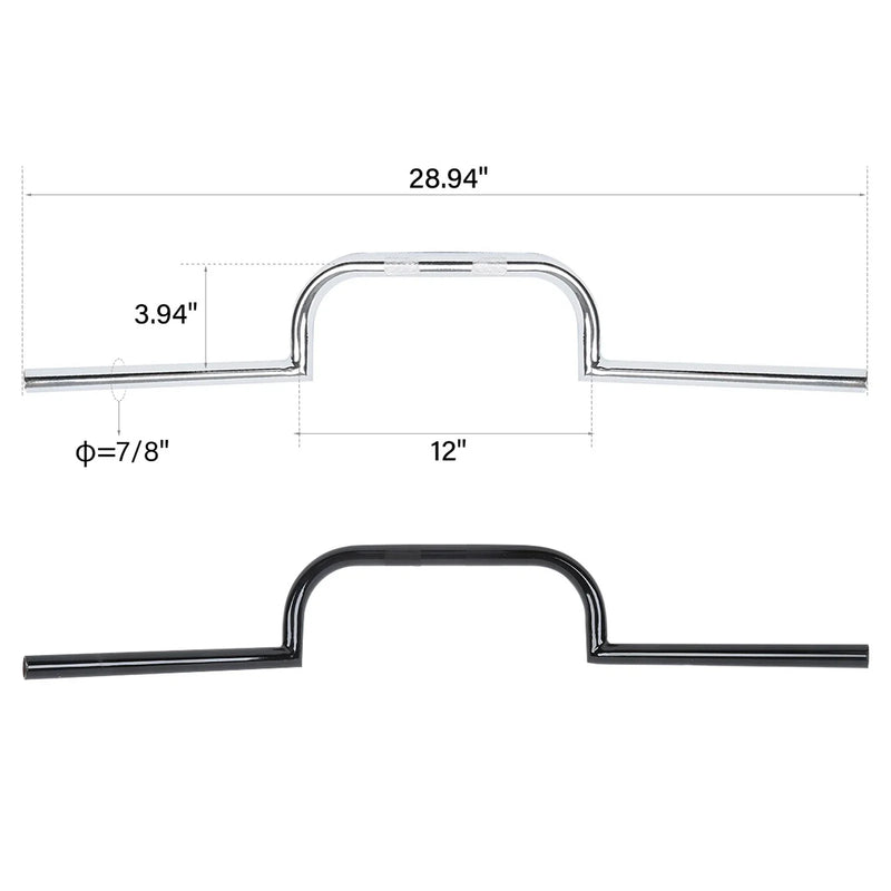Honda CB GS XS 650 750 850 900 7/8" Cafe Racer Handlebar