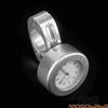 Chopper 7/8" Waterproof Motorcycle Handlebar Mount Dial Clock