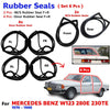 Windshield Door Rubber Seal Set 6 Fits Mercedes Benz W123 200 280E 230TE 1976-86