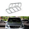 Benz GLE ML GL Chrome Engine Hood Air Outlet Vent Trim Cover Frame Fit