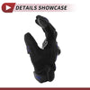 Pair M Motorcycle Gloves Breathable Cycling Gloves Black Blue Polar Fleece