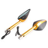 Yamaha YZF R1 R6 R125 V-Star XV 2 x Motorcycle Side Rearview Mirrors with Signal