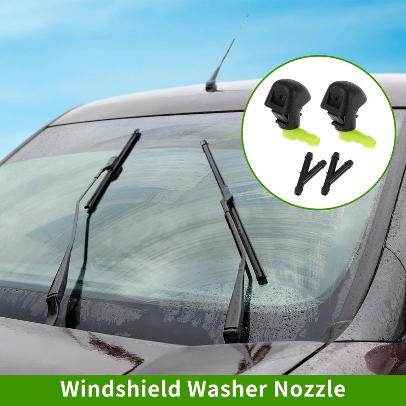 Honda Windshield Washer Nozzle & 2 x Hose Connectors (2011-2017)