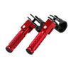 Universal Models Motorcycle Rearsets Red Footrest Pegs