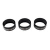 Subaru Forester XV Crosstrek WRX Black AC Climate Control Knob Ring Covers (2014-2021)